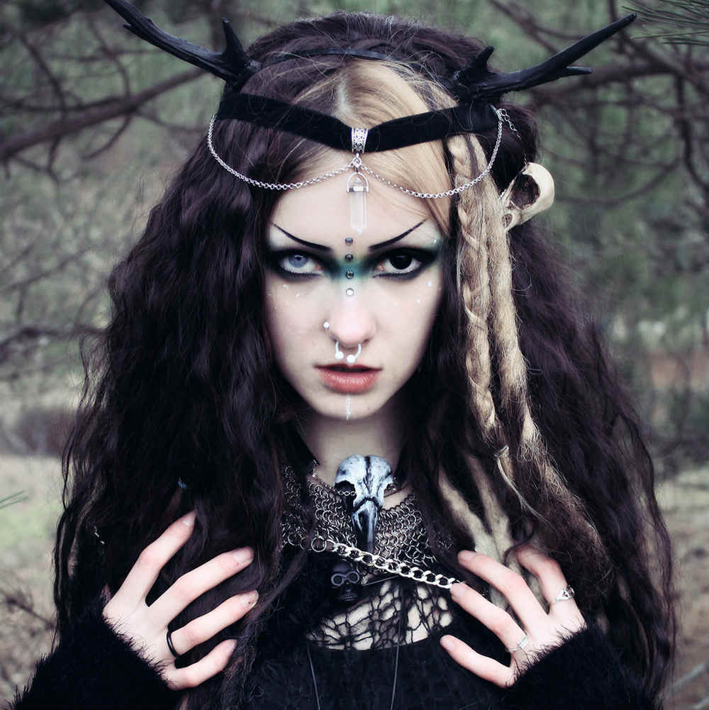 MesmerEyez - Blind black Halloween farbige Kontaktlinsen - Schwarz